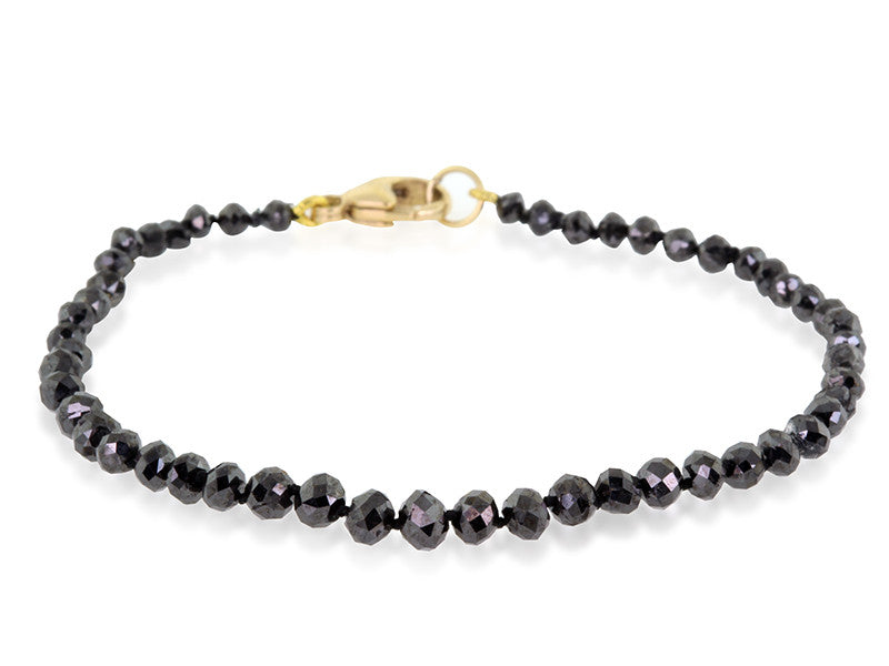 Black Onyx Hematite 10mm Spirit Bead Bracelet Silver Black Diamond – Mander  Jewelry